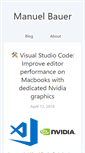 Mobile Screenshot of manuel-bauer.net