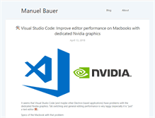 Tablet Screenshot of manuel-bauer.net